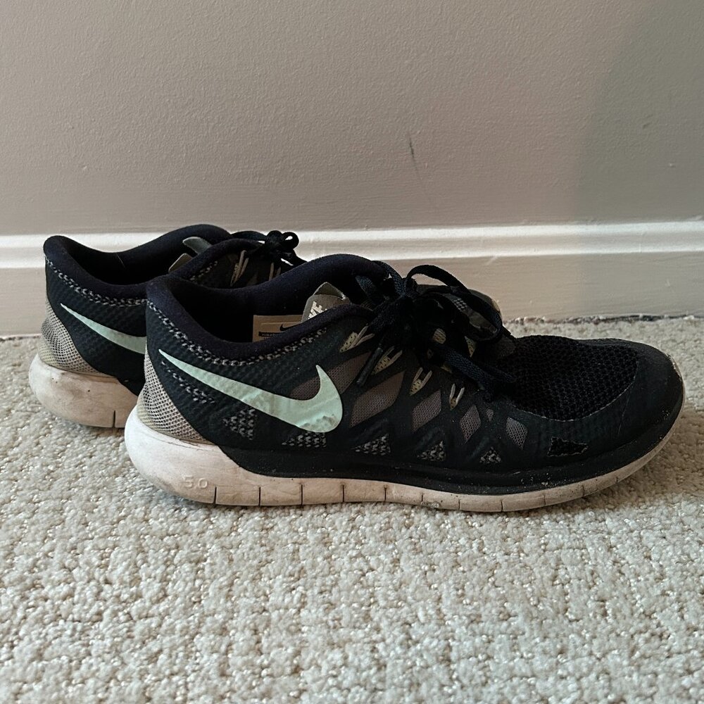 Nike Free 5.0 Womens Size 9 Running Shoes Black